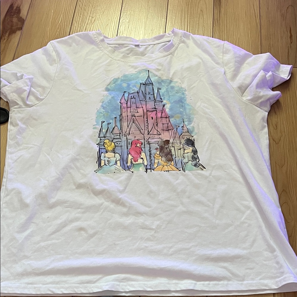 Amazon Women's White Castle Graphic Tee